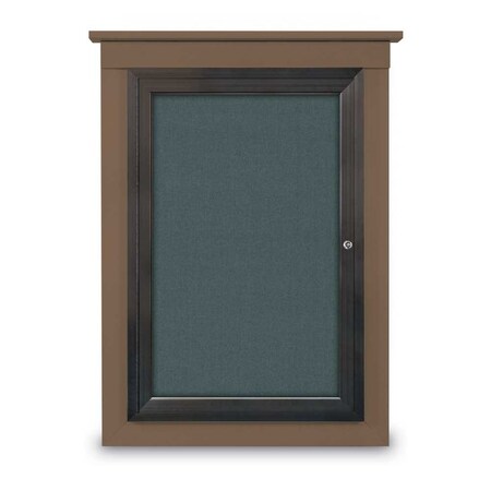 United Visual Products Sliding Glass Enclosed Letterboard, 96"x3, UV9013ACS-GOLD-WHITE UV9013ACS-GOLD-WHITE